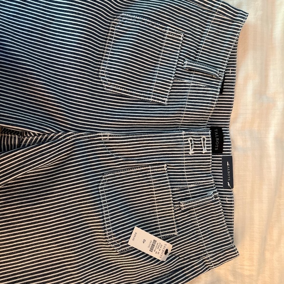 Relaxed Jean trouser — striped - Picture 2 of 3